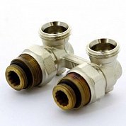 Узел угловой WATTS ВН 3/4" х 1/2" радиаторный с шаровым краном 2-трубная система ЕСК