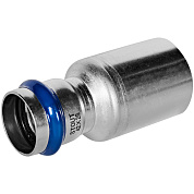 Муфта переходная 42 х 28 мм, ВПр-НПр под пресс, из нержавеющей стали STOUT (SSS-2020-004228)