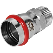 Переходник прессовой 28 x 3/4" (НР) из нержавеющей стали ROMMER (RSS-1021-002834)