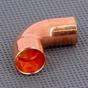 Угол однораструбный 90° VIEGA пайка 12 мм медный Угол