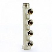 Магистральный коллектор ВН ITAP 4 выхода В 3/4"х1/2"х38мм никель