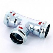 Тройник пресс 42 оцинкованная сталь Prestabo VIEGA Диаметр - 42 мм.