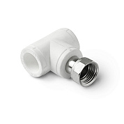Тройник с накидной гайкой 32 x 1.1/4 PP-R Pro Aqua