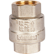 ROMMER 1/2" Клапан обратный пружинный муфтовый с пластиковым седлом