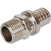Переходник 20 х 2,0 x 1/2" НР никелированный STOUT для труб РЕ-Х аксиальный (340001N042020B)