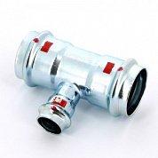 Тройник пресс 42x22x42 оцинкованная сталь Prestabo VIEGA Диаметр - 42 мм.