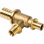 Тройник переходной 25 x 16 x 16 аксиальный для труб PE-X STOUT
