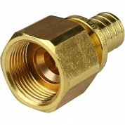 Муфта ВР 20 x 3/4" аксиальная для труб PE-X STOUT