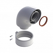 Отвод 90° коаксиальный, 60 х 100, начальный (для котлов ECO NOVA/ Classic) BAXI MT71410141 MT71410141