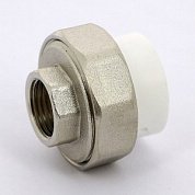 Муфта разборная 25 х 1/2" (ВР) PRO AQUA полипропиленовая PP-R