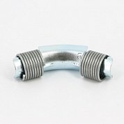 Фиксатор поворота для PEX труб d=20 с фиксирующими кольцами Rehau 45°