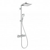 Душевая система HansGrohe HG Crometta E 240 1jet Showerpipe, хром (с термостатом)