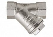Фильтр косой В UNI-FITT никель 3/4" для грубой очистки воды 