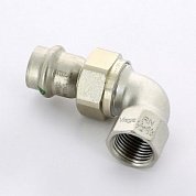 Угол разъемный пресс-В компактный 18x1/2" нержавеющая сталь Sanpress Inox VIEGA Диаметр - 18 мм.