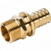 Муфта НР 25 x 3/4" аксиальная для труб PE-X STOUT
