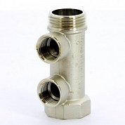 Магистральный коллектор ВН ITAP 2 выхода В 1"х1/2"х38мм никель