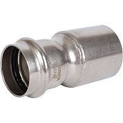 Муфта переходная под пресс 54 x 42 мм, ВПр-НПр, из нержавеющей стали ROMMER