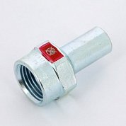 Муфта вставка-В 15x1/2" оцинкованная сталь Prestabo VIEGA Диаметр - 15 мм.
