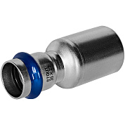 Муфта переходная 35 х 22 мм, ВПр-НПр под пресс, из нержавеющей стали STOUT (SSS-2020-003522)