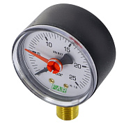 Манометр радиальный 50 мм 1/4" 25 бар FAR