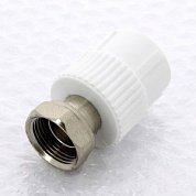 Муфта с накидной гайкой 25 х 3/4" (ВР) PRO AQUA полипропиленовая PP-R