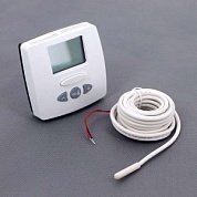 Термостат комнатный WATTS WFHT-LCD электронный 24 В, NO/NC сервопривод,  датчик пола