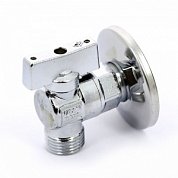 Кран шаровый BUGATTI MINNESOTA для подключения бачков с розеткой угловой 1/2"x1/2"