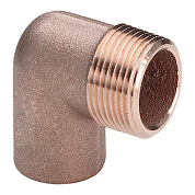Угол медный 90° НР-пайка 15 х 1/2" (серия 94092G) Hailiang