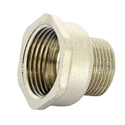 Переходник резьбовой 1" х 3/4" ВН никель UNI-FITT