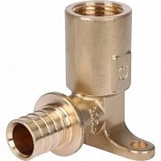 Водорозетка 16 x 1/2" ВР аксиальная с длинным патрубком для труб PE-X STOUT