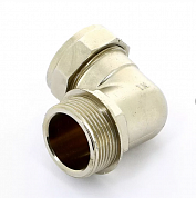 Угол НР 18 x 3/4" обжим TIEMME никель