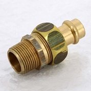 Американка пресс-Н медь плоская прокладка Profipress G VIEGA 15х3/4"