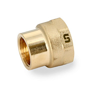 Муфта редукционная 1" 1/4 x 3/4" (ВР), латунь UNI-FITT OPTIMAL (602G5301)