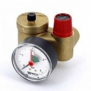 Группа безопасности котла WATTS KSG 30N 3 бар 50 кВт компактная, латунь
