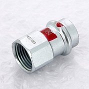 Муфта пресс-В 18x1/2" оцинкованная сталь Prestabo VIEGA Диаметр - 18 мм.