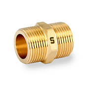 Ниппель резьбовой удлинённый 1" (НР) латунь UNI-FITT OPTIMAL (601G4401)