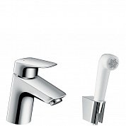 Смеситель для раковины HansGrohe 70 HG Logis с гигиеническим душем шланг 160 мм