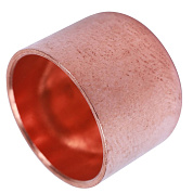 Медная заглушка 15 мм на трубу под пайку SANHA 1530115