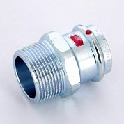 Муфта пресс-Н 35x1"1/2 оцинкованная сталь Prestabo VIEGA Диаметр - 35 мм.