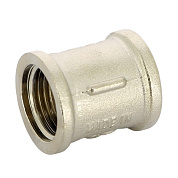 Муфта резьбовая 1/2" x 1/2" (ВР) никель UNI-FITT