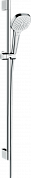 Душевой гарнитур HansGrohe HG Croma Select E Vario со штангой 90 см белый/хром