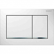 Кнопка смыва Geberit Omega30 белый, хром 115.080.KJ.1