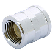 Муфта резьбовая (ВР) 1/2" бронза хром VIEGA (447762)