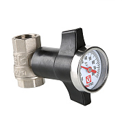 Кран шаровой c термометром VALTEC 1/2'' ВВ VALTEC