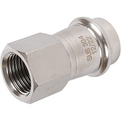 Переходник прессовой 22 x 1/2" (ВР) из нержавеющей стали ROMMER