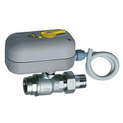 Кран сгон НВ 1/2" ZonaFAR 2-ход с сервоприводом 220V 8 сек с ручной разблокировкой