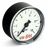Манометр аксиальный 50 мм 1/4" 10 бар UNI-FITT