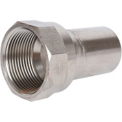 Вставка переходная под пресс 35 x 1"1/4 (ВР) из нержавеющей стали ROMMER