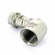 Угол пресс-В компактный 15x3/4" нержавеющая сталь Sanpress Inox VIEGA Диаметр - 15 мм.