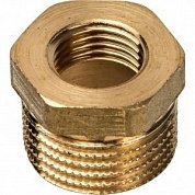 Футорка редукционная НВ 1/2" x 1/4" латунь STOUT
